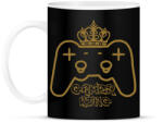 printfashion Gamer king - Bögre - Fekete (5324962)