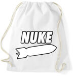 printfashion Nuke - Sportzsák, Tornazsák - Fehér (1698325)