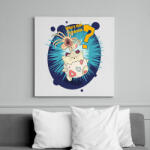 printfashion Alien xenomorph pokemon - Vászonkép - Fehér (15881843)