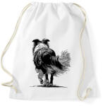 printfashion Border collie - Sportzsák, Tornazsák - Fehér (16696082)