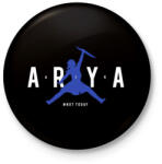 printfashion Arya Air (Blue) - Kitűző, hűtőmágnes - Fekete (3097522)