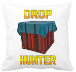 printfashion PUBG - Drop Hunter - Párnahuzat, Díszpárnahuzat - Fehér (851891)