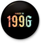 printfashion 1996 - Kitűző, hűtőmágnes - Fekete (6231328)