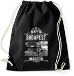 printfashion Maffia Budapest - Sportzsák, Tornazsák - Fekete (1003423)