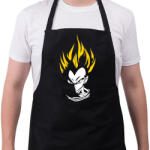 printfashion Vegeta - Kötény - Fekete (4930426)