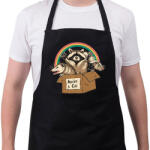 printfashion Adopt a cat - Kötény - Fekete (16018713)