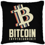 printfashion BITCOIN 4 EVER 51 - Párnahuzat, Díszpárnahuzat - Fekete (6116970)