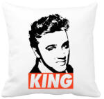 printfashion Elvis Presley - Párnahuzat, Díszpárnahuzat - Fehér (1746416)