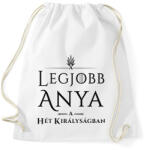 printfashion got-legjobb-anya-black - Sportzsák, Tornazsák - Fehér (1029405)