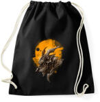 printfashion Páncélos sárkány - Sportzsák, Tornazsák - Fekete (31081)