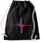 printfashion BMW M szívritmus - Sportzsák, Tornazsák - Fekete (844495)