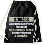 printfashion Szakács - Sportzsák, Tornazsák - Fekete (1492968)