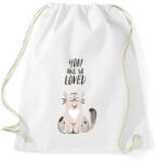 printfashion Kedvenc cicám - Sportzsák, Tornazsák - Fehér (4790132)