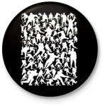 printfashion Jégkorongosok - Kitűző, hűtőmágnes - Fekete (15644501)