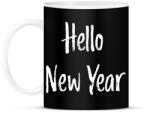 printfashion Hello New Year - Bögre - Fekete (1124070)