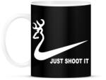 printfashion Just shoot it - Bögre - Fekete (1520960)