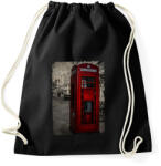 printfashion London Grunge - Sportzsák, Tornazsák - Fekete (5518349)