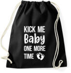 printfashion Kick me baby one more time - Kismama (fehér) - Sportzsák, Tornazsák - Fekete (7056701)