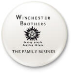 printfashion WINCHESTER BROTHERS - Kitűző, hűtőmágnes - Fehér (3080258)