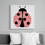 printfashion Mandala katica - Vászonkép - Fehér (15957579)