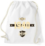 printfashion born-in-1940-cream-choco - Sportzsák, Tornazsák - Fehér (619091)