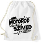 printfashion Motorod Blokkja, Szíved ritmusa - Sportzsák, Tornazsák - Fehér (13147638)