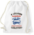 printfashion Rendőr szülinapja augusztus színes - Sportzsák, Tornazsák - Fehér (5719343)