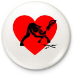 printfashion Hm. . . No komment - Kitűző, hűtőmágnes - Fehér (15002285)