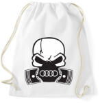 printfashion Skull audi - Sportzsák, Tornazsák - Fehér (2133103)