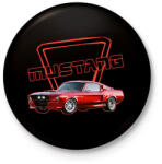 printfashion Mustang - Kitűző, hűtőmágnes - Fekete (13311286)