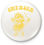 printfashion Impasta - Kitűző, hűtőmágnes - Fehér (11704646)