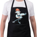 printfashion Táncos - Kötény - Fekete (4926137)