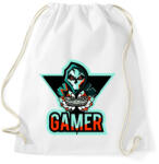 printfashion Gamer koponya 2 - Sportzsák, Tornazsák - Fehér (4657757)