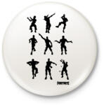 printfashion Fortnite Dance - Kitűző, hűtőmágnes - Fehér (3078961)