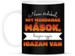 printfashion Igazam van - Bögre - Fekete (7523911)