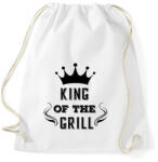 printfashion king of the grill fekete - Sportzsák, Tornazsák - Fehér (14019173)