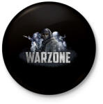 printfashion Warzone - Kitűző, hűtőmágnes - Fekete (3102798)