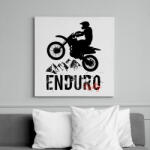 printfashion Enduro - Vászonkép - Fehér (6634817)