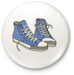 printfashion Converse Sneakers - Kitűző, hűtőmágnes - Fehér (3081370)