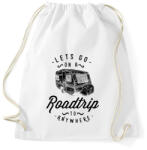 printfashion Gyerünk kirándulni - Sportzsák, Tornazsák - Fehér (150431)