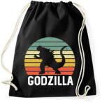 printfashion Godzilla - Sportzsák, Tornazsák - Fekete (2302335)