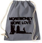 printfashion More Money More Love - Sportzsák, Tornazsák - Grafitszürke (16559216)
