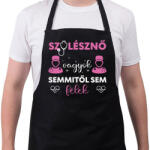 printfashion Szülésznő vagyok - Kötény - Fekete (7443231)