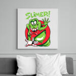 printfashion Ragacs - Vászonkép - Fehér (6630094)