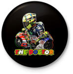 printfashion Valentino Rossi - The Doctor - Kitűző, hűtőmágnes - Fekete (10941542)
