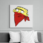 printfashion Ed Gangsta - Vászonkép - Fehér (6630839)