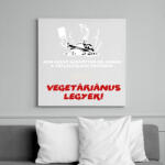 printfashion HÚSEVŐ - Vászonkép - Fehér (6629380)