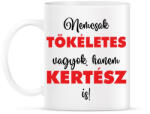 printfashion Nem csak tökéletes vagyok, hanem kertész is! - Bögre - Fehér (6981842)