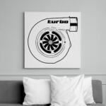 printfashion Turbo - Vászonkép - Fehér (6639147)