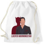 printfashion Lucifer Morningstar - Sportzsák, Tornazsák - Fehér (1992425)